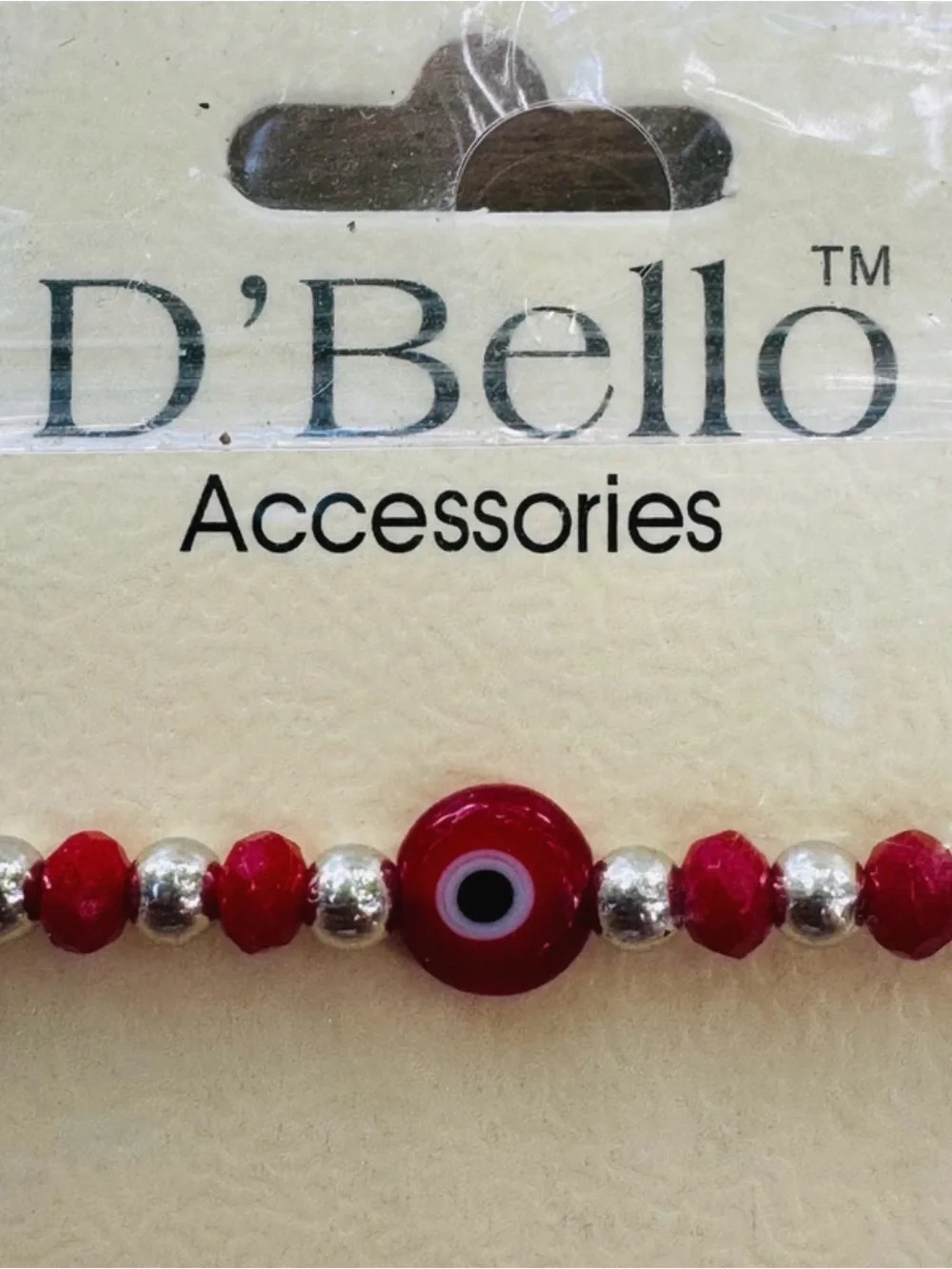 Red Evil Eye Adjustable Bracelet Crystal Beads Boho Protection Jewelry